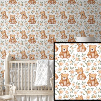 Brown Teddy Bears on Nursery 
