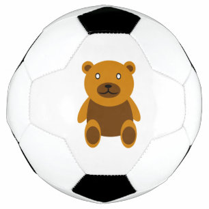 Brown teddybear clipart football