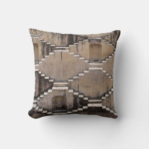Brown temple design cushion