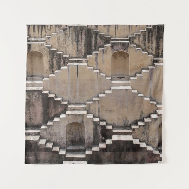 Brown temple design tapestry (Front)
