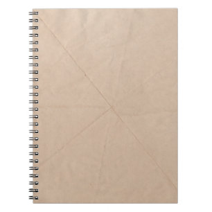 Brown textile notebook