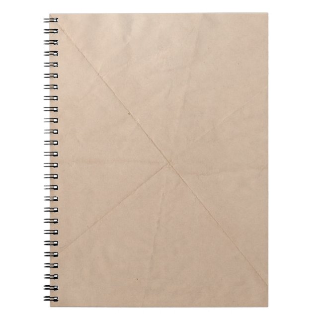 Brown textile notebook (Front)