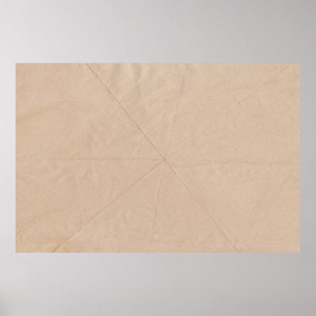 Brown textile poster (Front)