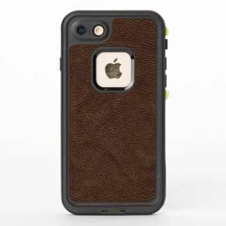 Brown Textured Leather Pattern