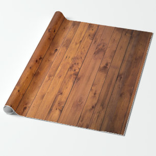 Brown textured wood  wrapping paper