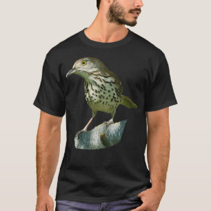 Brown Thrasher Graphic Cute Gift Bird Lover Bir T-Shirt