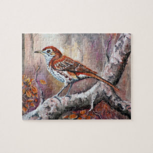 Brown Thrasher Jigsaw Puzzle