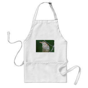 Brown Thrasher w/ Catch Of the Day Gifts Apparel Standard Apron