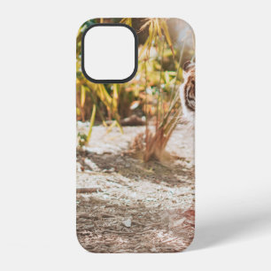 BROWN TIGER IN WALKING GESTURE iPhone 12 CASE