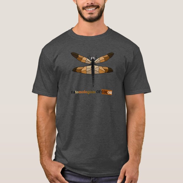 Brown-tone dragonfly T-Shirt (Front)