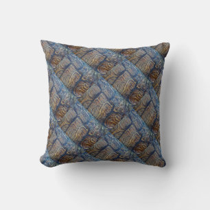 brown tortoise shell pillow