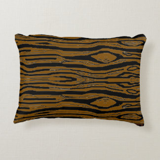 Brown Tree Bark Decorative Cushion