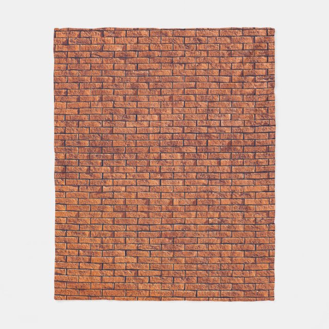 Brown tree trunk fleece blanket (Front)