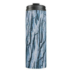 Brown tree trunk in close up photography thermal tumbler