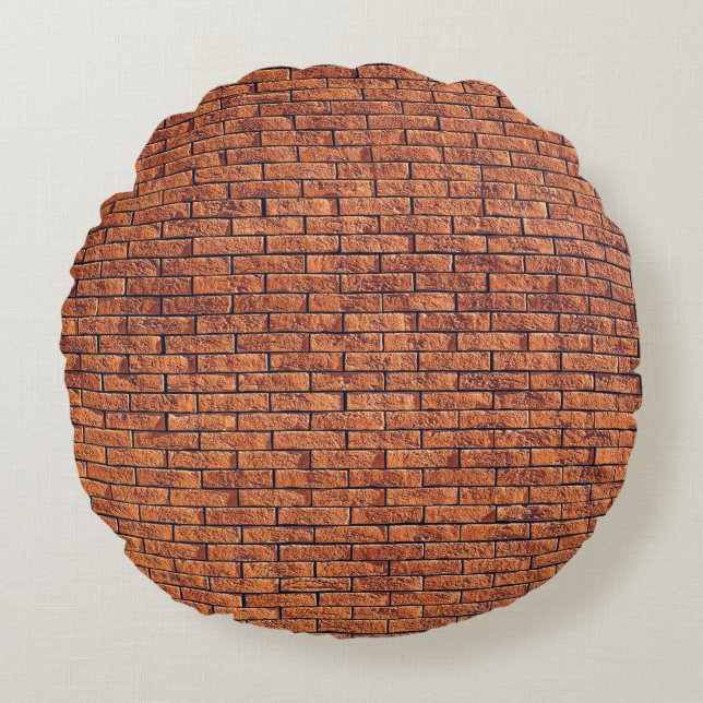 Brown tree trunk round cushion (Front)