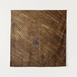 Brown tree trunk tapestry