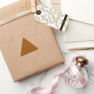 Brown Triangle Sticker