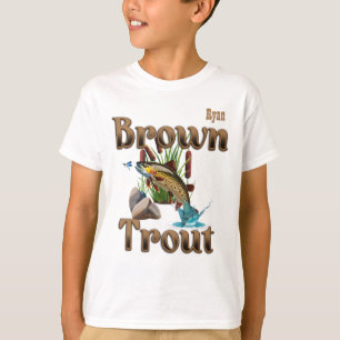 Brown Trout Boy's Customisable T-Shirt