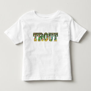 Brown Trout Design Toddler T-Shirt