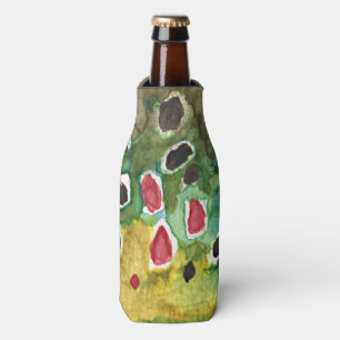 Brown Trout Fishing Bottle Cooler