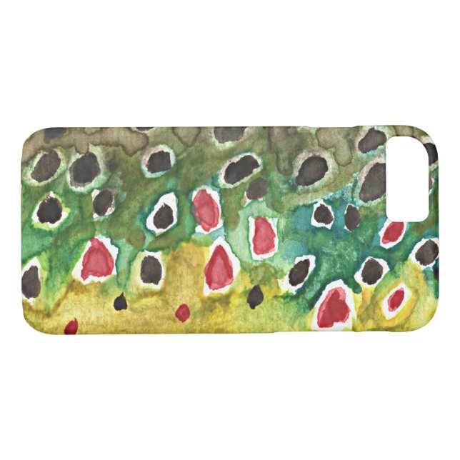 Brown Trout Fly Fisherman's Case-Mate iPhone Case (Back (Horizontal))