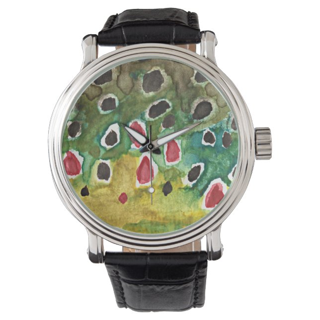 Brown Trout Fly Fishing Watch (Front)