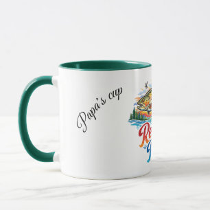Brown Trout illustration with "Respect the Rise"   Mug