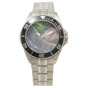 Brown trout skin,  fly fishing watch