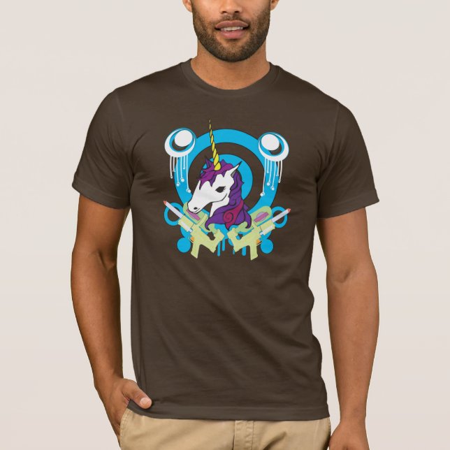 brown unicorn T-Shirt (Front)