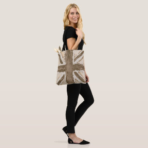 Brown Union Jack Women’s Accessory Tote Bag