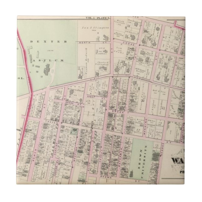 Brown University Tile (Front)