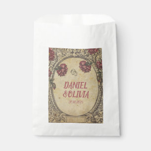 Brown Vintage Classic Wedding Favour Bags