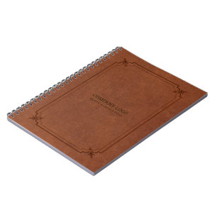 Brown Vintage Leather and Frame Notebook