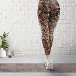 Brown Vintage Marbled Paper Leggings<br><div class="desc">This seamless pattern recreated the feel of an amazing marbled paper technology used for classic notebooks that were popular in the 18th and 19th century. Available in several color variants, also with classic notebook labels. A great gift idea for a booklover, a librarian, or a lover of paper crafts. First...</div>