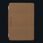 Brown Vintage Worn-Out Faux Leather Look iPad Mini Cover<br><div class="desc">Brown vintage worn-out leather look pattern. Simple and elegant design with stitching accents(digital image). Customisable text/monogram. Available on many products. In 12 different colours,  but any colour can be requested by email.</div>