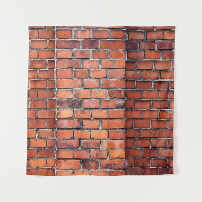 Brown wall brick tapestry (Front)