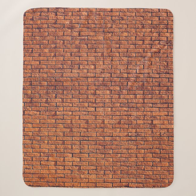 Brown wall cladding sherpa blanket (Front)