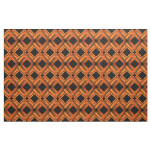 brown weathered barnboard black diamonds fabric