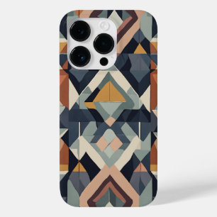 brown white and black blue Case-Mate iPhone 14 pro case