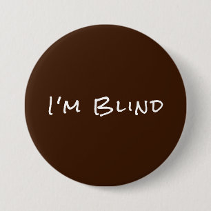 Brown White Eye Doctor Joke Button