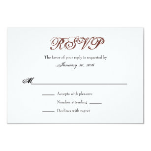 plain rsvp cards