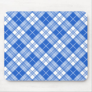 Brown White Tartan Pattern yxm0uat9 Mouse Mat