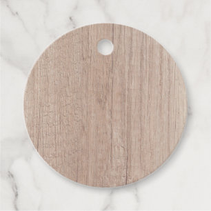 Brown Wood Board Look Blank Elegant Template Class Favour Tags