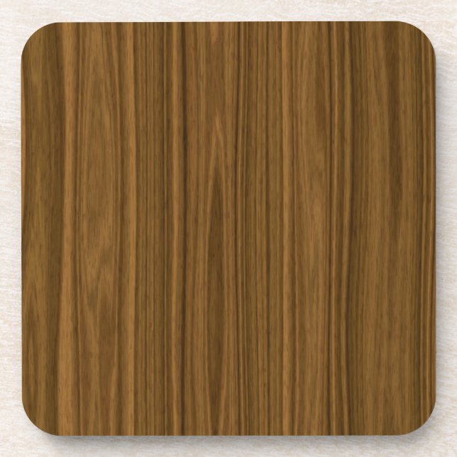 Brown Wood Coaster (Front)