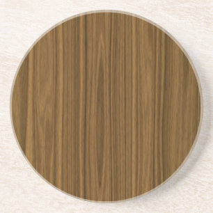 Brown Wood Coaster