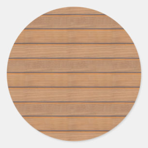 Brown Wood Custom Blank Nature Elegant Template Classic Round Sticker