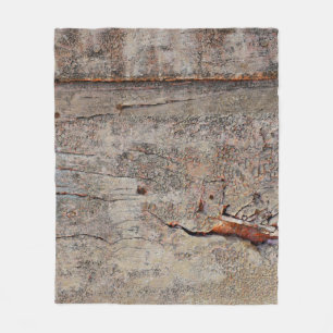 Brown wood fleece blanket