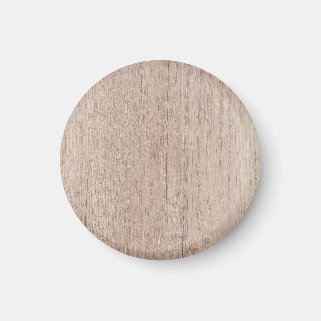 Brown Wood Look Board Blank Elegant Template Magnet (Front)