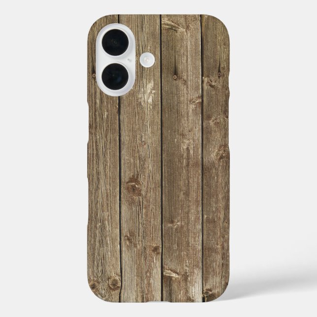 Brown Wood Pattern Handsome Zen Case-Mate iPhone Case (Back)