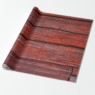 Brown wood plank wrapping paper